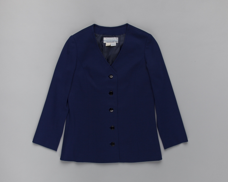 Image: flight attendant jacket: United Air Lines