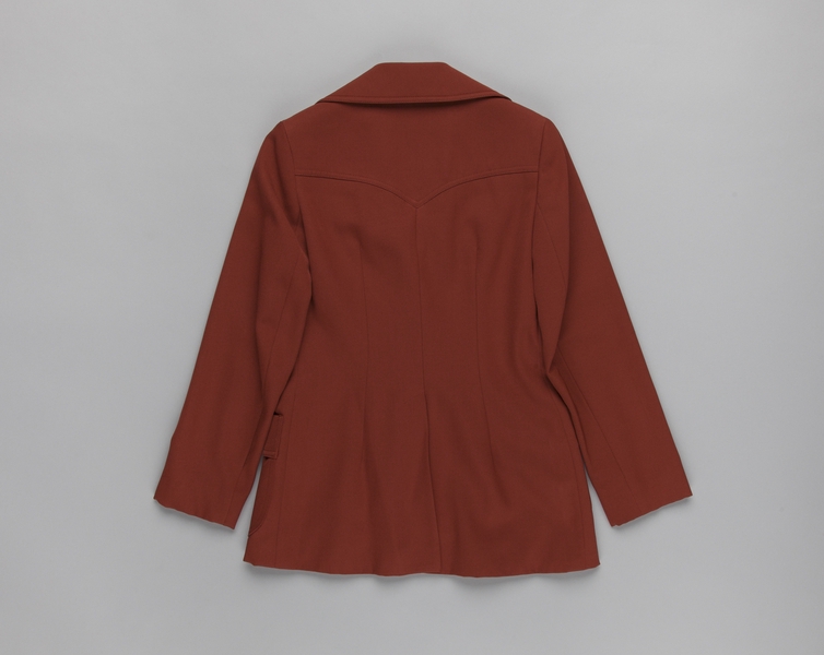 Image: flight attendant jacket: United Airlines