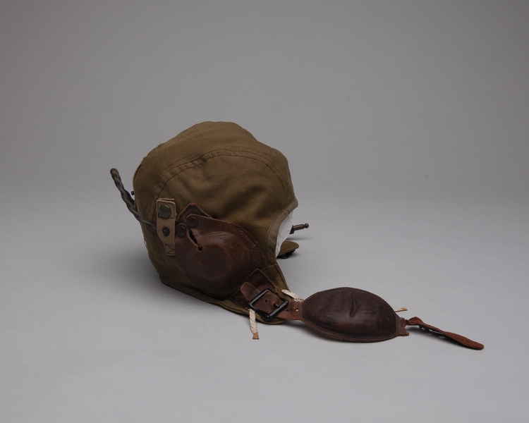 Image: aviator helmet with headphones