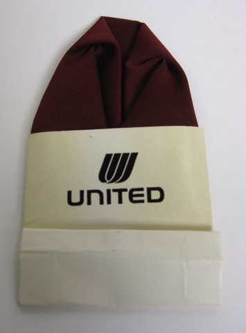 Flight attendant pocket square: United Airlines