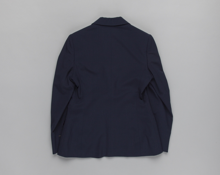 Image: flight attendant jacket: United Airlines