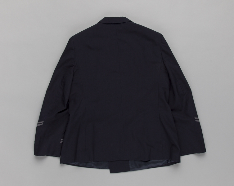 Image: flight attendant jacket: United Airlines