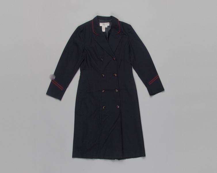 Image: flight attendant dress: United Airlines