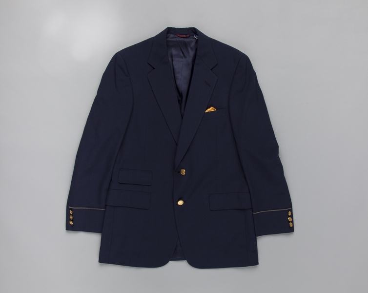 Image: flight attendant jacket (male): United Airlines