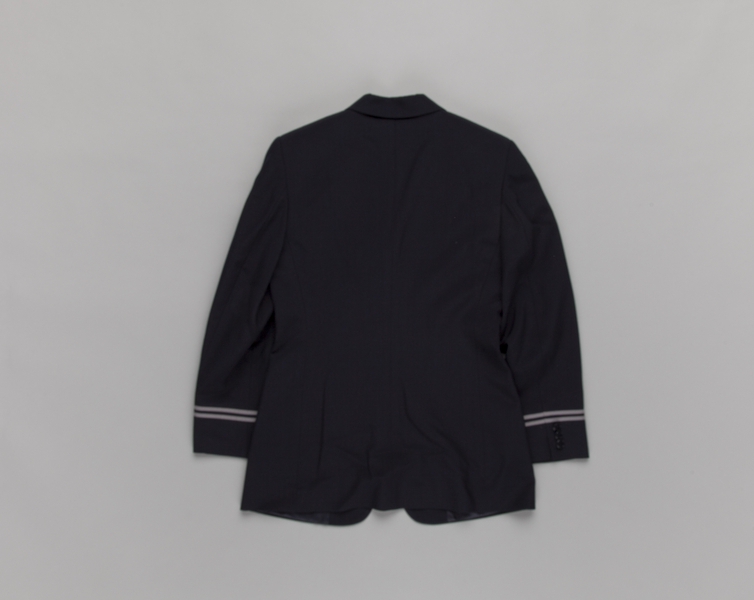 Image: flight attendant jacket: United Airlines