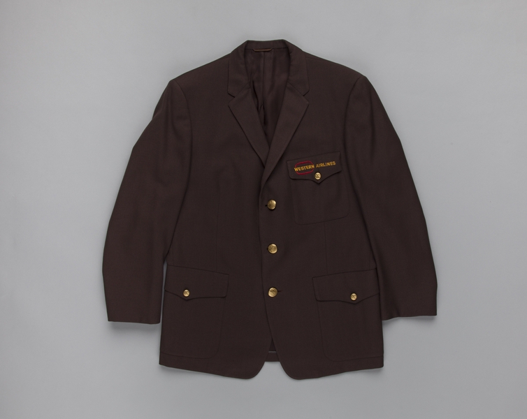 Image: customer service agent jacket: Western Air Lines