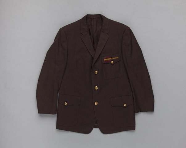 Customer service agent jacket: Western Air Lines