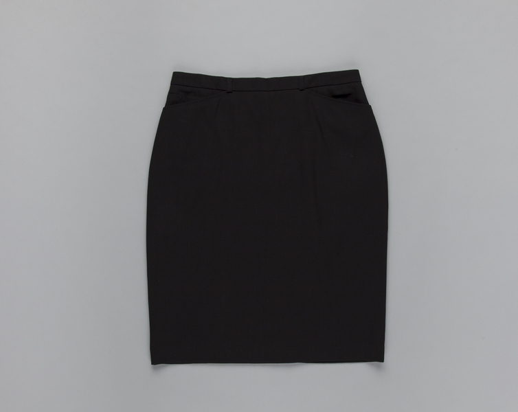 Image: flight attendant skirt: Qantas Airways