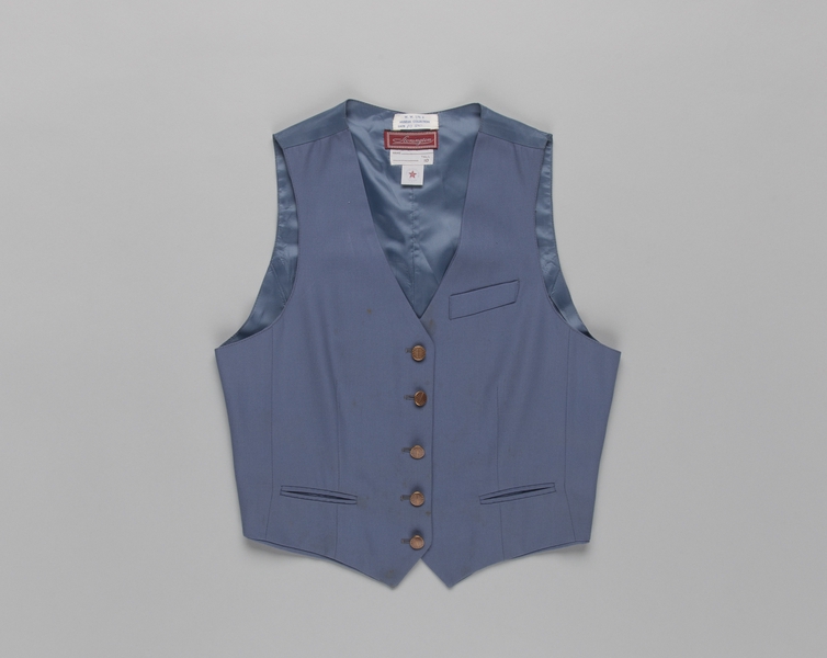 Image: flight attendant vest: Pan American World Airways, purser