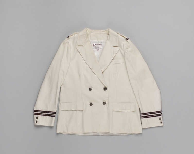 Image: flight attendant jacket: Northwest Airlines