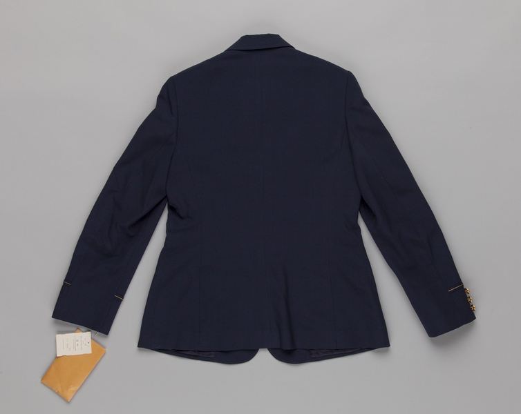 Image: flight attendant jacket: United Airlines