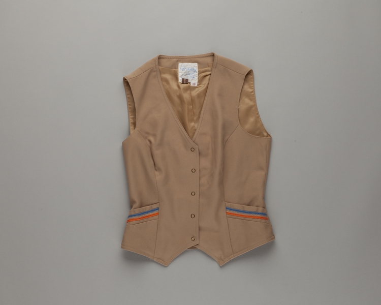 Image: flight attendant vest: Delta Air Lines