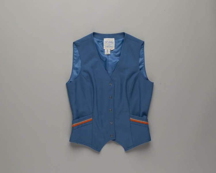 Image: flight attendant vest: Delta Air Lines