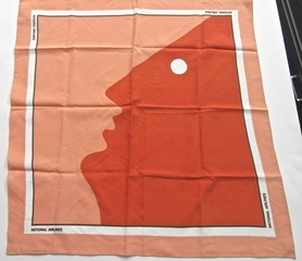 Image: flight attendant scarf: National Airlines