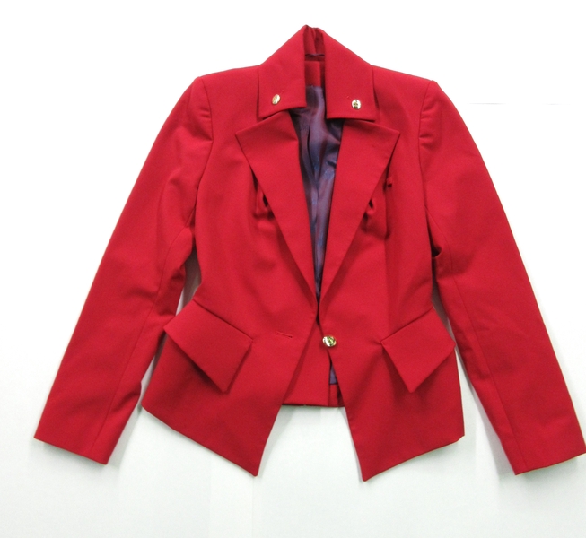 Image: flight attendant jacket: Virgin Atlantic