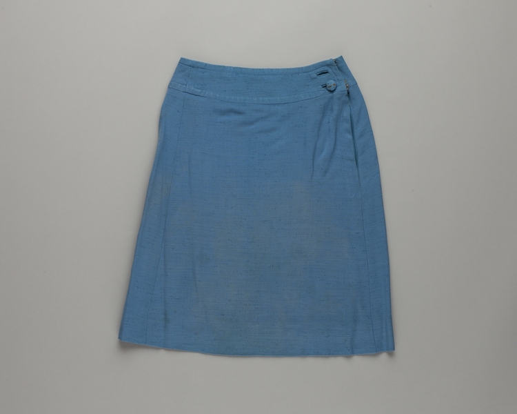 Image: flight attendant skirt: Western Airlines, summer
