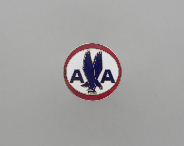 Image: sky cap hat badge: American Airlines