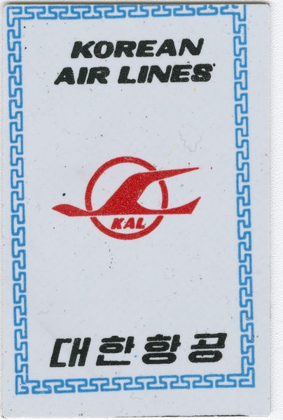 Image: playing cards: Korean Air Lines