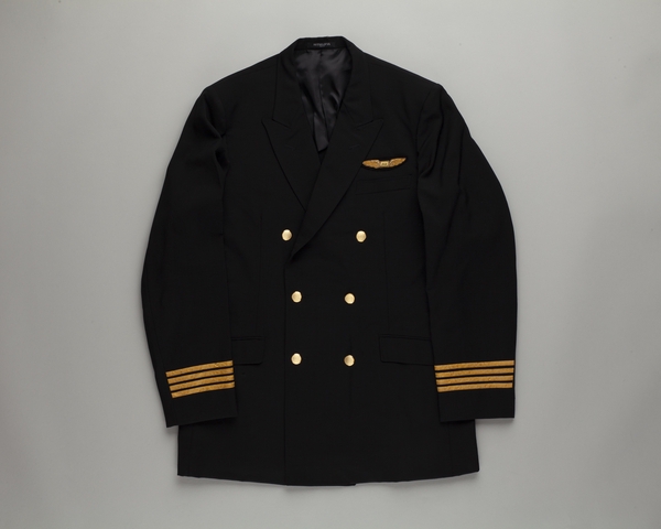 Flight officer jacket: Japan Air Lines, Charles W. Dietrich