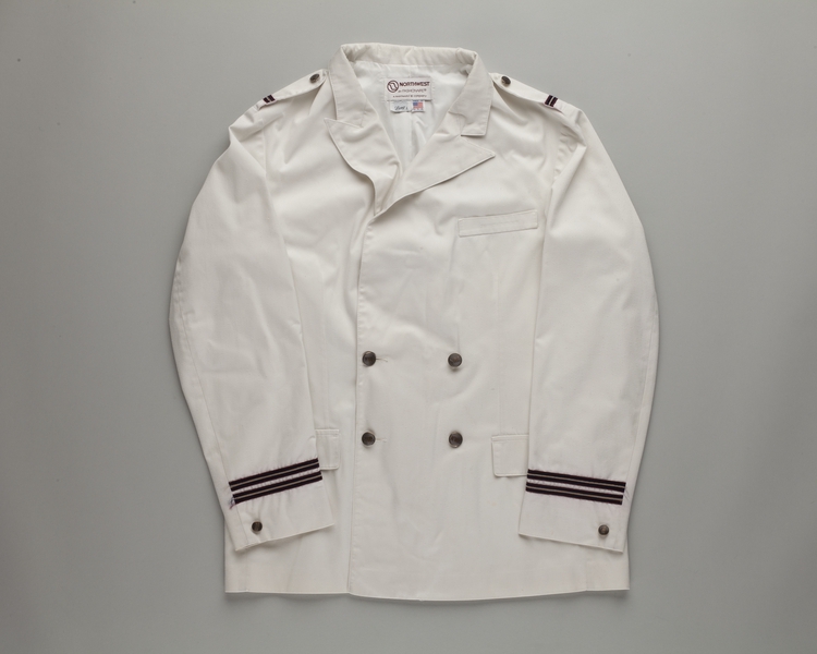 Image: flight attendant serving jacket (male): Northwest Airlines