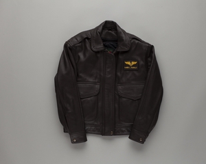 Image: flight officer leather jacket: UPS Cargo