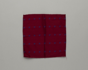 Image: flight attendant pocket square: American Airlines