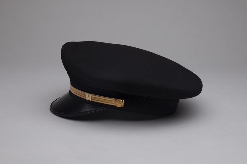 Image: first officer cap: Continental Airlines