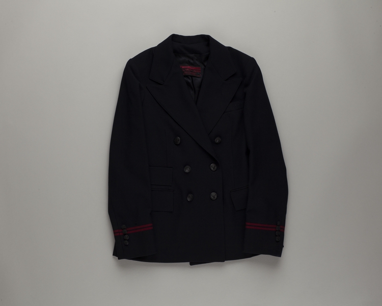 Image: flight attendant jacket: TWA (Trans World Airlines)