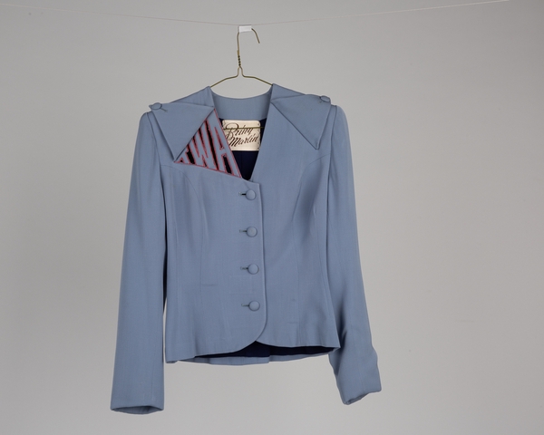 Air hostess jacket: Transcontinental & Western Air (TWA), summer "Cutout"