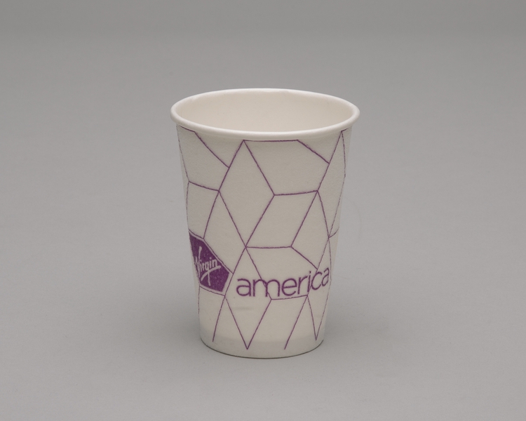 Image: paper cup: Virgin America