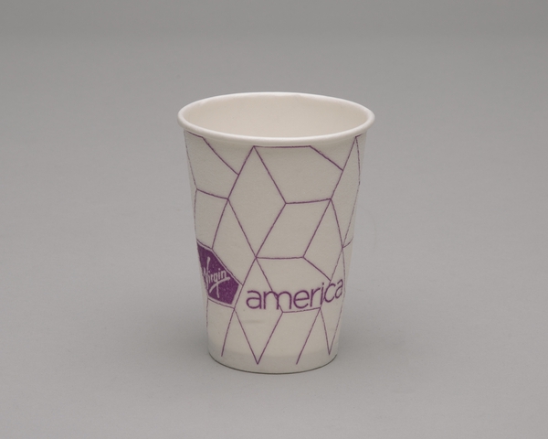 Paper cup: Virgin America