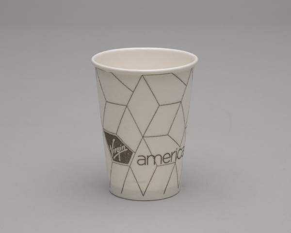Paper cup: Virgin America