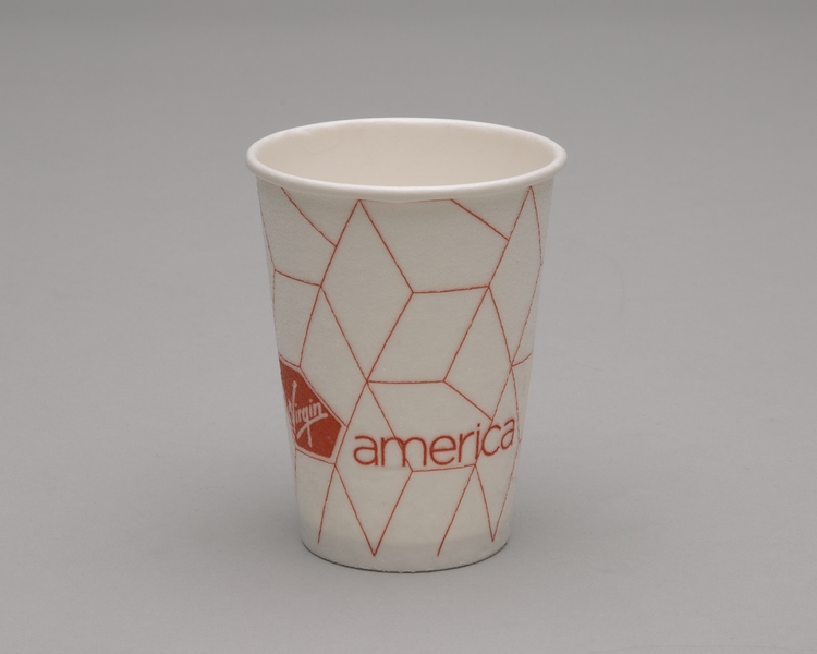 Image: paper cup: Virgin America
