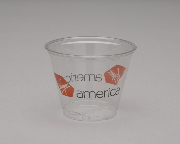 Image: plastic cup: Virgin America
