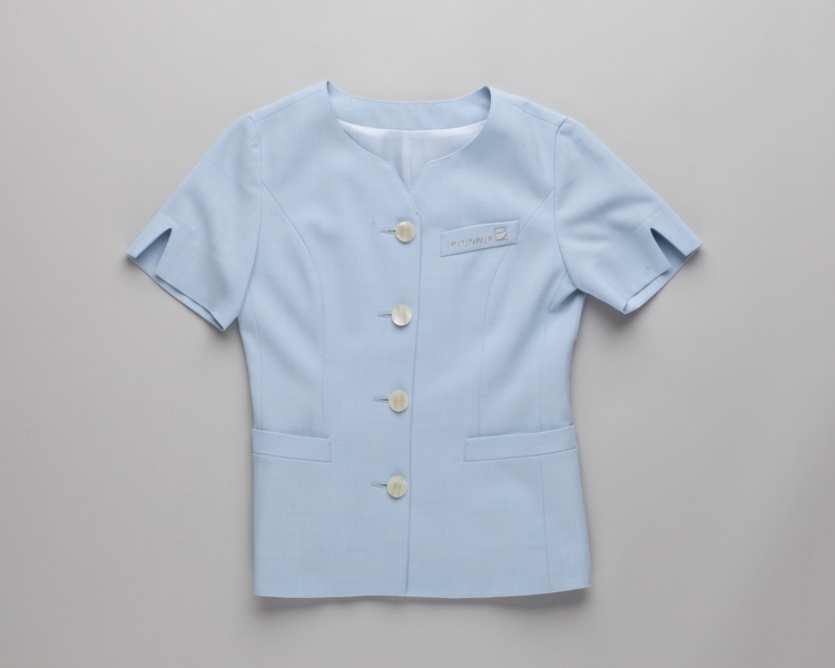 Image: flight attendant blouse: Finnair