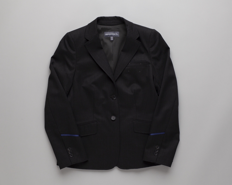 Image: flight attendant jacket: American Airlines
