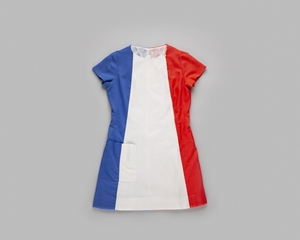 Image: stewardess dress: United Air Lines, “Tricolor”