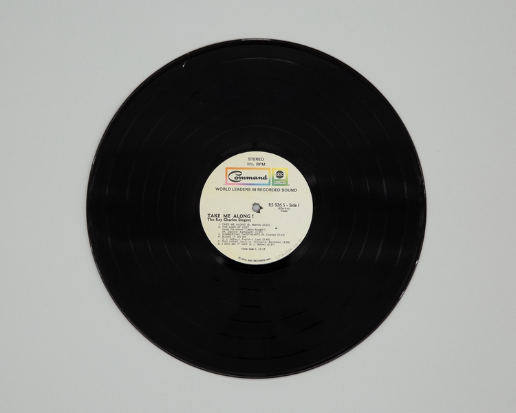 Image: phonograph record: The Ray Charles Singers, Take me Along!
