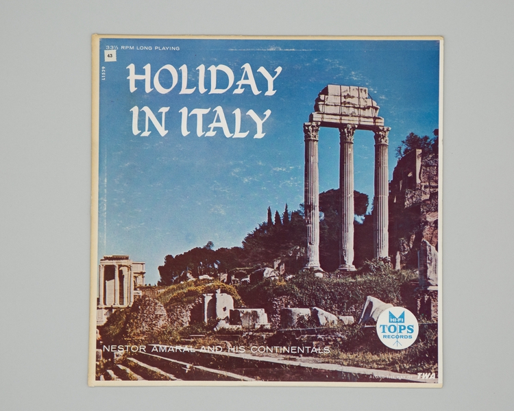 Image: phonograph record: TWA (Trans World Airlines), Holiday in Italy