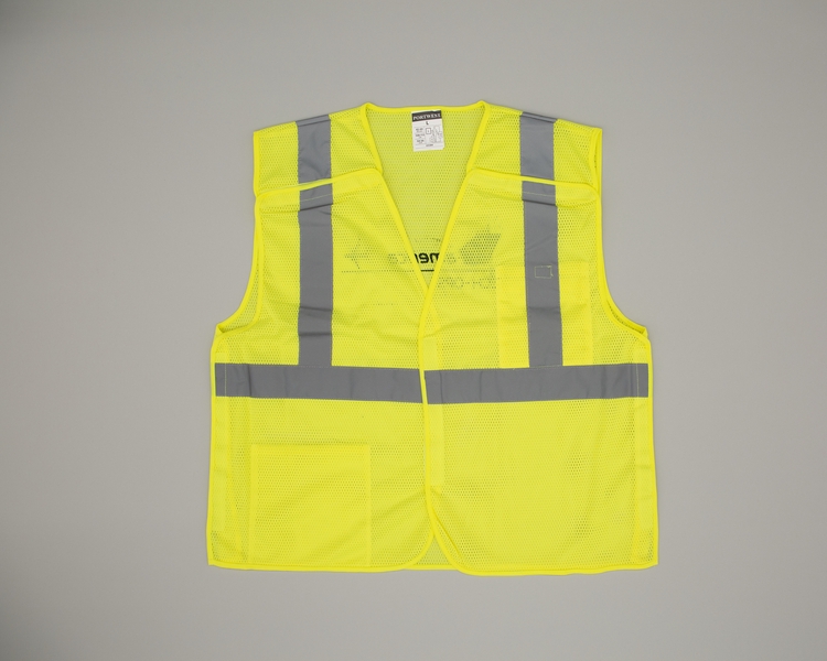 Image: safety vest: Virgin America