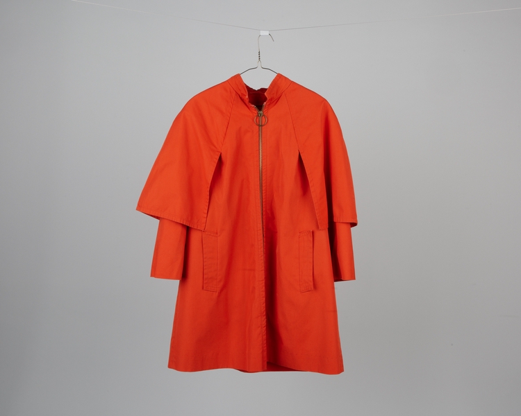 Image: air hostess cape coat: TWA (Trans World Airlines), winter