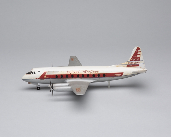 Model airplane: Capital Airlines, Vickers Viscount
