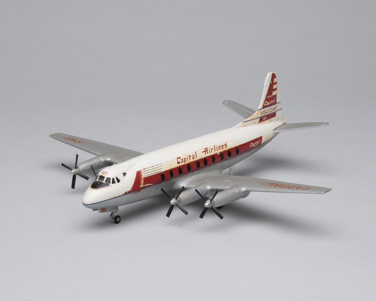 Image: model airplane: Capital Airlines, Vickers Viscount