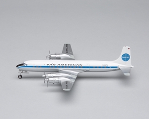 Image: miniature model airplane: Pan American World Airways, Douglas DC-7C