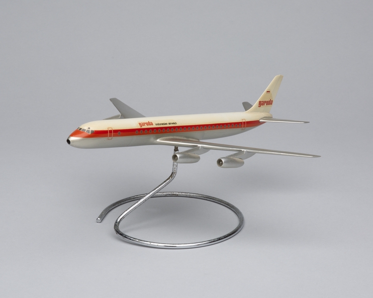 Image: model airplane: Garuda Indonesian Airways, Douglas DC-8