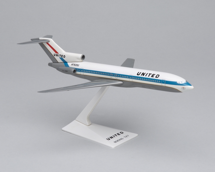Image: model airplane: United Air Lines, Boeing 727