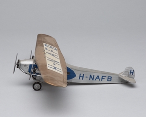 Image: model airplane: KLM (Royal Dutch Airlines), Fokker F.VII