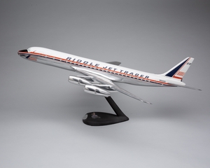 Image: model airplane: Riddle Airlines, Douglas DC-8-54F