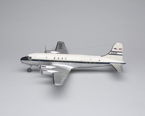 Model airplane: British Overseas Airways Corporation (BOAC), Canadair DC-4M2 (CL-2) Northstar