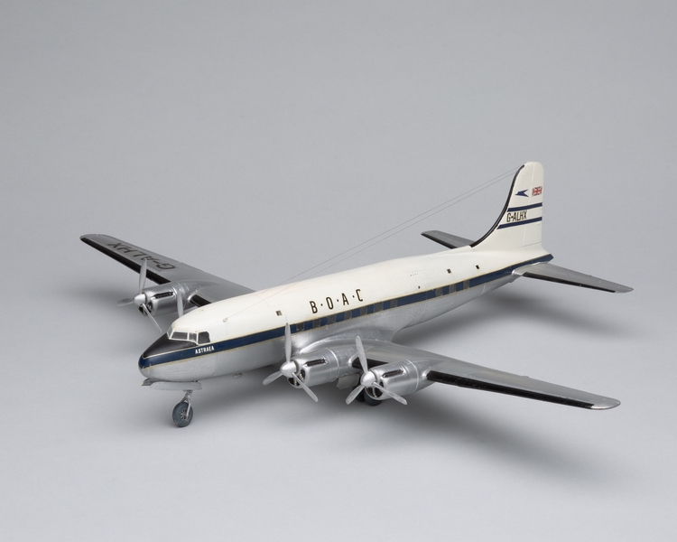 Image: model airplane: British Overseas Airways Corporation (BOAC), Canadair DC-4M2 (CL-2) Northstar